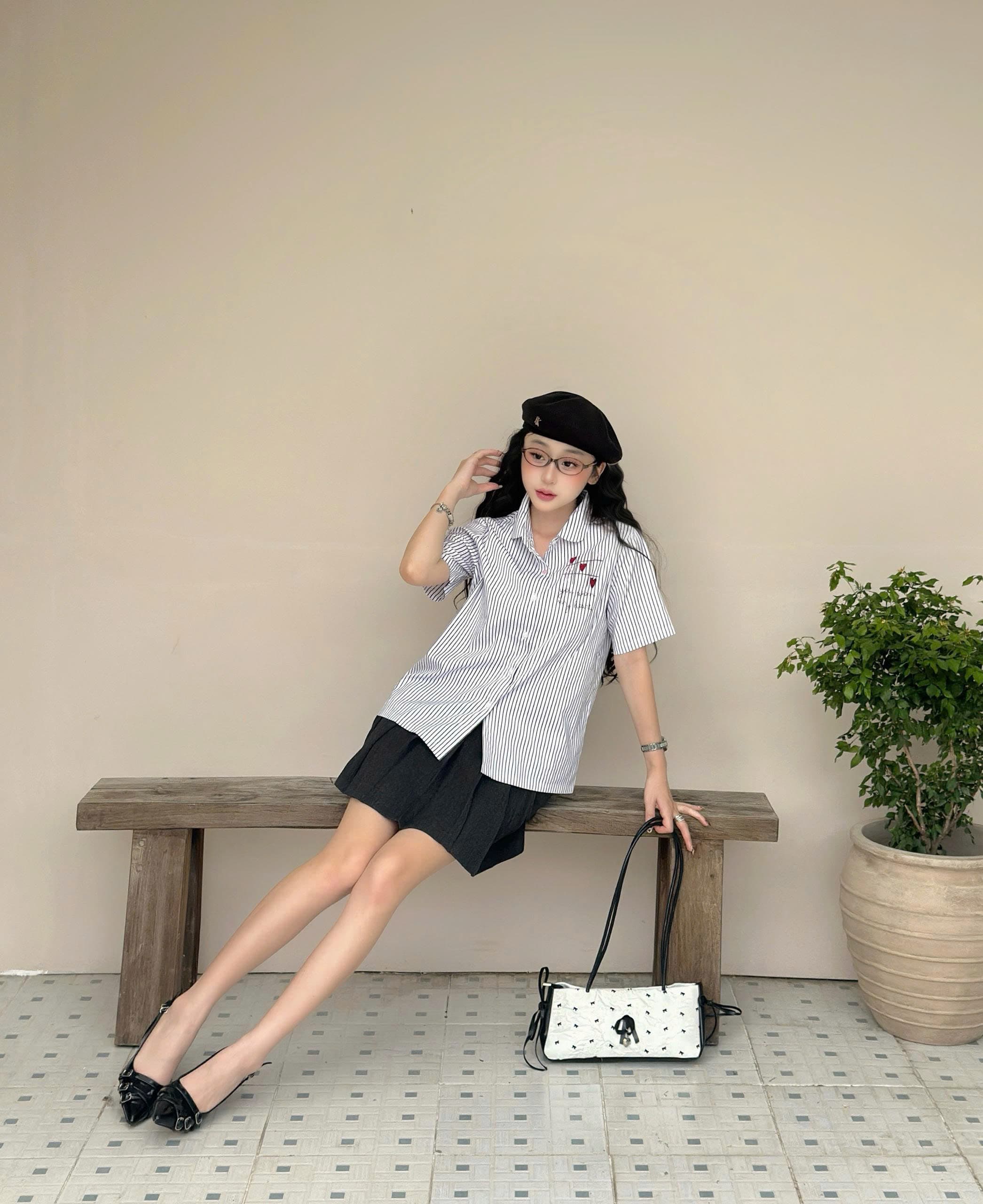 ÁO SƠ MI NỮ[ANU-059]